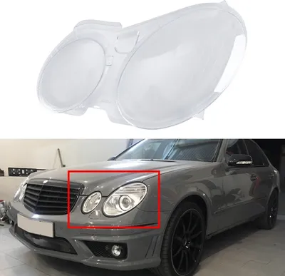 Zdjęcie produktu dla Dla Mercedes- Benz E- Class W211 2002- 2008 Samochód Lewa strona Reflektor Przezroczysty Pokrywa ochronna 2118202961