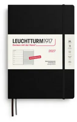 Produktbild von Wochenkalender & Notizbuch Composition B5 Schwarz 2027