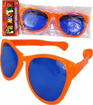 Immagine prodotto di Occhiali da carnevale XXL arancioni - circa 26 cm