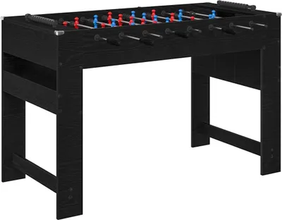 Obrázok produktu pre Stolný futbal vidaXL, čierny dub, 125 x 60,5 x 80 cm