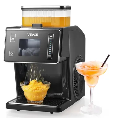 Obrázek produktu pro VEVOR stroj na výrobu sněhových vloček, 20 kg/den, strojek na led s nožem z nerezové oceli, elektrický stroj na bingsu s nádrží 0,8 l, rychlé chlazení 90 s, pro malé domácí akce