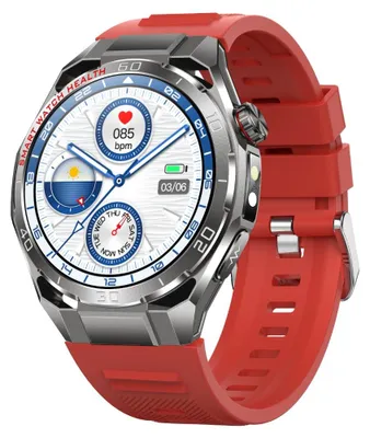 Immagine prodotto di INF Smartwatch con cinturino rosso 1.47inch AMOLED 466x466 Bluetooth LE 5.3 ECG