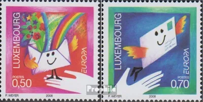 Produktbild von Briefmarken Luxemburg 2008 Mi 1782-1783 (kompl.Ausg.) postfrisch Der Brief