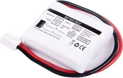 Productafbeelding van NiCd-accupack, 3xAA, 3,6V, 800mAh, Starlet 1H - Afmetingen: L51 x B45 x H15 - Artikelnummer: 94306