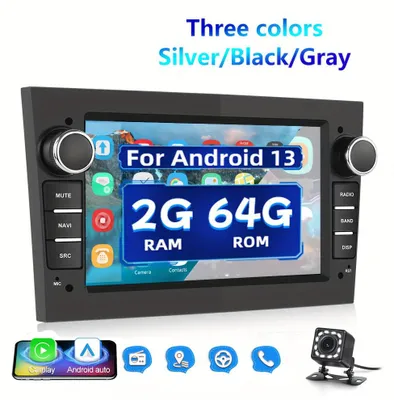 Obrázok produktu pre Android autorádio s 7-palcovým dotykovým displejom, GPS navigáciou a Bluetooth