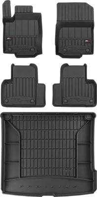Zdjęcie produktu dla Zestaw dywaników podłogowych i wykładziny bagażnika OMAC do Mercedes ML W166 2011-2015 guma 5x