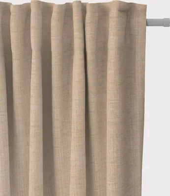 Produktbild von SCHÖNER LEBEN. Thermovorhang Akustik INUIT beige 245cm Aufhängung Smok-Schlaufenband