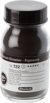 Produktbild von Schmincke 100ml Pigmente Rebenschwarz Pigmente 18 722 055