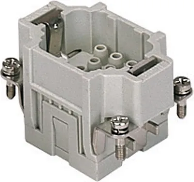 Produktbild von CQEM 10 I.L.M.E. Ilme CQE Stifteinsatz (M) Crimpanschluss, 10-polig+PE 500V, 16A - 1 Stück