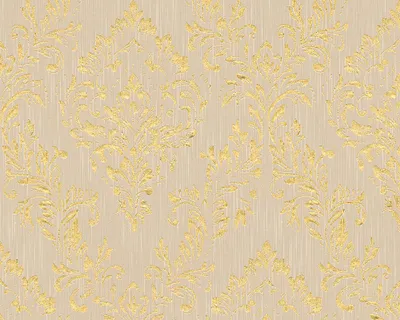 Produktbild von Architects Paper Barocktapete Metallic Silk Tapete mit Ornamenten Textiltapete gold beige 10,05 m x 0,53 m