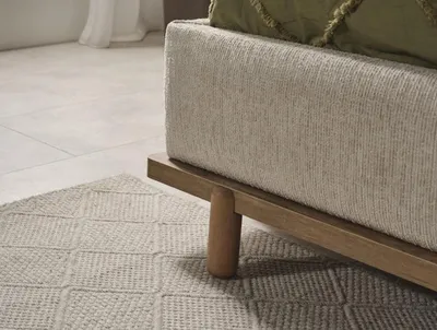 Produktbild von Bett Modern Polsterbett Holz Luxus Schlafzimmer Design Betten Textil Samt