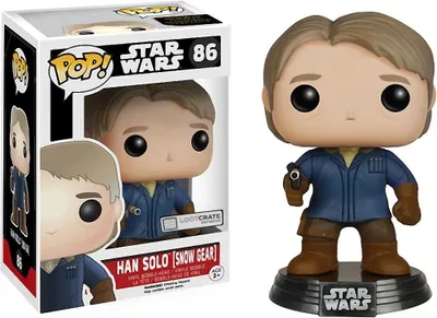 Obrázok produktu pre Funko Star Wars VII Han Solo Snow Gear POP! Figúrka 9 cm Exkluzívne FK6562