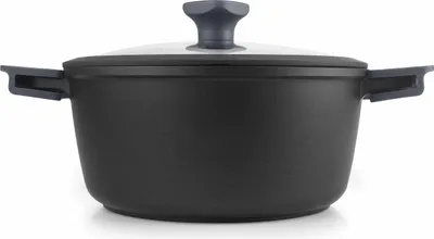 Produktbild von Topf mit Deckel Ibili-Neo, Aluminium/Quantanium, 24x11 cm, 4,3 l, schwarz