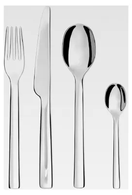 Produktbild von Ovale Besteckset 24-teilig, Edelstahl
