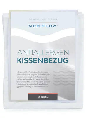 Immagine prodotto di Mediflow 5030 protettore di cuscino anallergico bianco 40x80