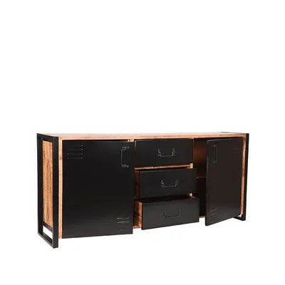 Produktbild von LABEL51 Sideboard Brüssel – Rau – Mangoholz – 190 cm