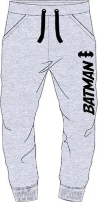 Produktbild von Batman Logo Kinder-Freizeithose | Helles Grau | Bequem & Stylisch, 140
