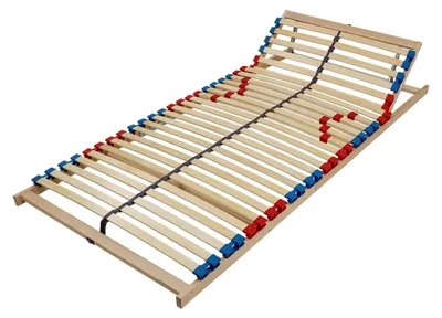 Produktbild von Beco Lattenrost Easy Fit K, 100 x 200 cm, 28 Federholzleisten, einfache Selbstmontage, Kopfteil verstellbar, Germany, 100 Nächte Testschlafen