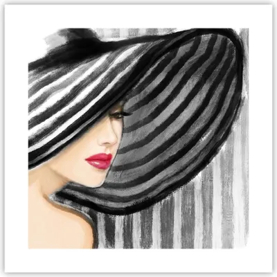 Produktbild von Poster - Poster ohne Rahmen - frau stil mode - 40x40 cm - Wand Bild - Wanddeko - Wandbilder - Kunstposter - Wandposter - Bilder - Kunstdruck - Wanddekoration - Wandbild - P2XAC40x40-3926