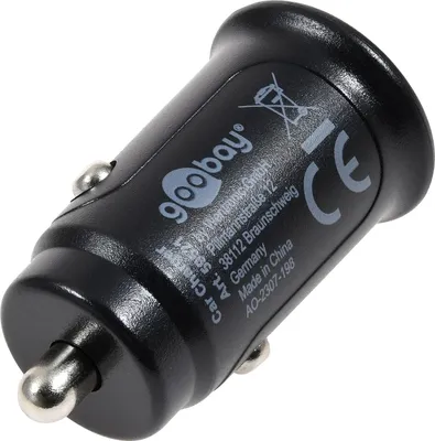 Produktbild von Goobay 59521, Auto, Zigarettenanzünder, 5 V, Schwarz