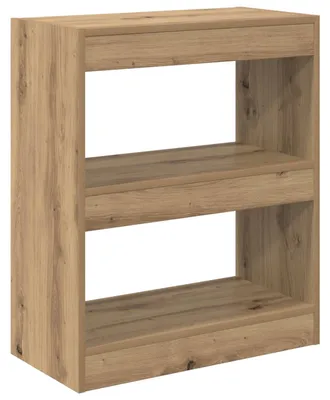 Obrázek produktu pro vidaXL Artisan dubová knihovna 60 x 30 x 72 cm materiál na bázi dřeva