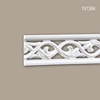 Produktbild von PROFHOME 151364 Wand- und Friesleiste Stuckleiste Zierleiste Friesleiste 2 m