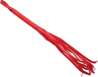 Image de Cravache d'équitation en cuir Atosa 60 Cm Rouge Rouge One Size