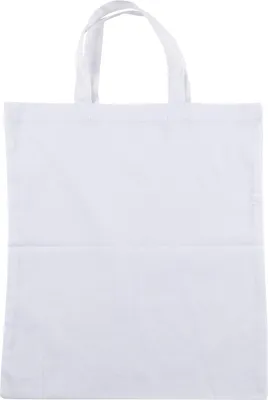 Produktbild von Einkaufstasche 38x42cm weiß Packung mit 3 Stück