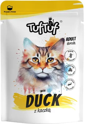 Produktbild von Katzenfutter - Nassfutter für Katzen - Beutel Ente - 300g Entenfleisch