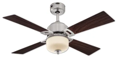 Image de Ventilateur de plafond avec éclairage LED et télécommande Athena 105 cm