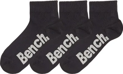 Produktbild von Bench Kurzsocken 3 -teilig schwarz Größe 35/38