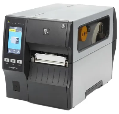 Produktbild von Zebra ZT411 Etikettendrucker 600dpi Disp. Farbe USB RS232 Ethernet