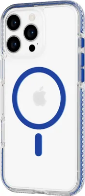 Productafbeelding van Tech21 EvoCrystal MagSafe hoesje voor iPhone 16 Pro Max, blauw