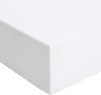 Produktbild von Bettlaken für französisches Bett, -Bettlaken mit Ecken und Gummiband, für Bett mit Mikrofaserbezug, 140 x 200 cm, weiß