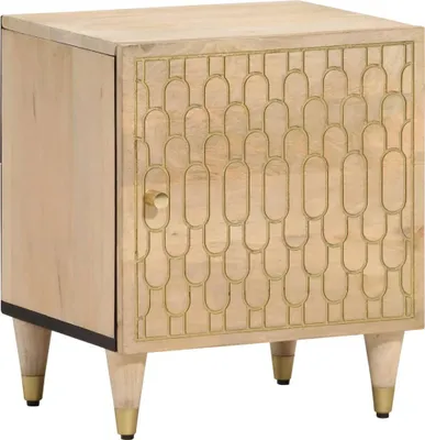 Produktbild von vidaXL Nachttische 2 Stk. 40x33x46 cm Massivholz Mango