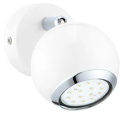 Image de EGLO Bimeda Spot blanc LED à une flamme Applique / Plafonnier