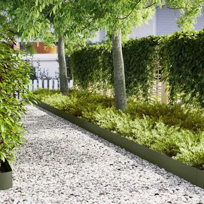 Produktbild von Raseneinfassung 50 pcs Olive Grün 100 x 0,05 x 20 cm