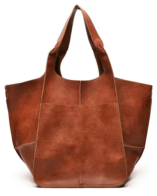 Immagine prodotto di Borsa a tracolla vintage grande, realizzata in ecopelle