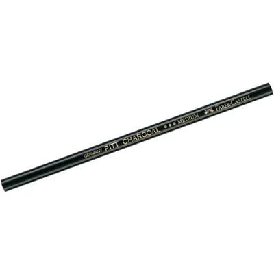 Obrázok produktu pre Faber-Castell 117400 PITT® Monochrome prírodná uhoľová ceruzka, nemastná, čierna, stredná