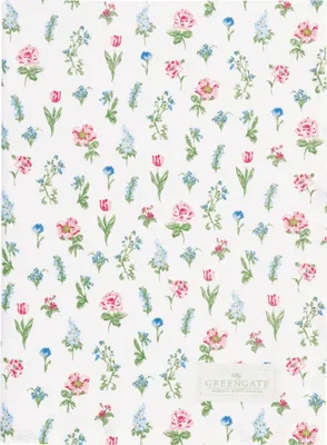 Produktbild von Greengate Estrid Geschirrtuch white 70x50cm