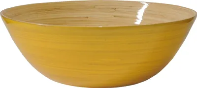 Produktbild von albert L. (punkt) L. (punkt) Bambus-Schüssel gelb 40 x 14 cm