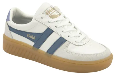 Produktbild von Gola Grandslam Elite Damen Leder-Sneaker White/Moonlight/Lavender/Gum, CLB621-WA