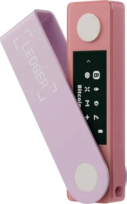 Image de Portefeuille pour cryptomonnaies et NFT Ledger Nano X, rose