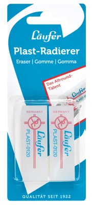 Immagine prodotto di Läufer 69809 Gomma per plastica PLAST-0120, confezione da 2 pezzi