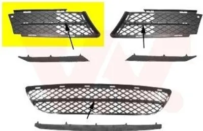 Immagine prodotto di VAN WEZEL griglia paraurti anteriore destra per BMW 3