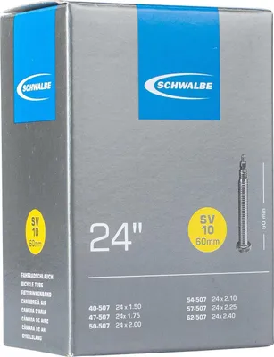 Image de Chambre à air Schwalbe SV 10 24x1.50 40/62-507 SV 60mm