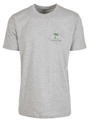 Image de T-shirt pour homme Forvert, modèle Roundn, couleur gris chiné, taille L, Image générée par une IA