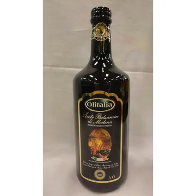 Produktbild von Olitalia Aceto Balsamico di Modena 1000ml Flasche (Balsamico Essig)