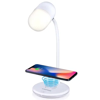 Image de GRUNDIG Stolní lampa LED s bezdrátovou nabíječkou na mobil 3v1 ED-247254