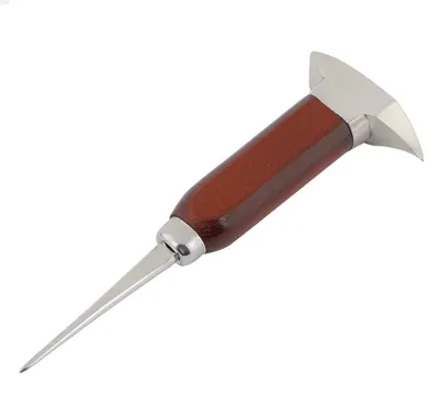 Eispickel Edelstahl 17 cm mit Holzgriff für Bar